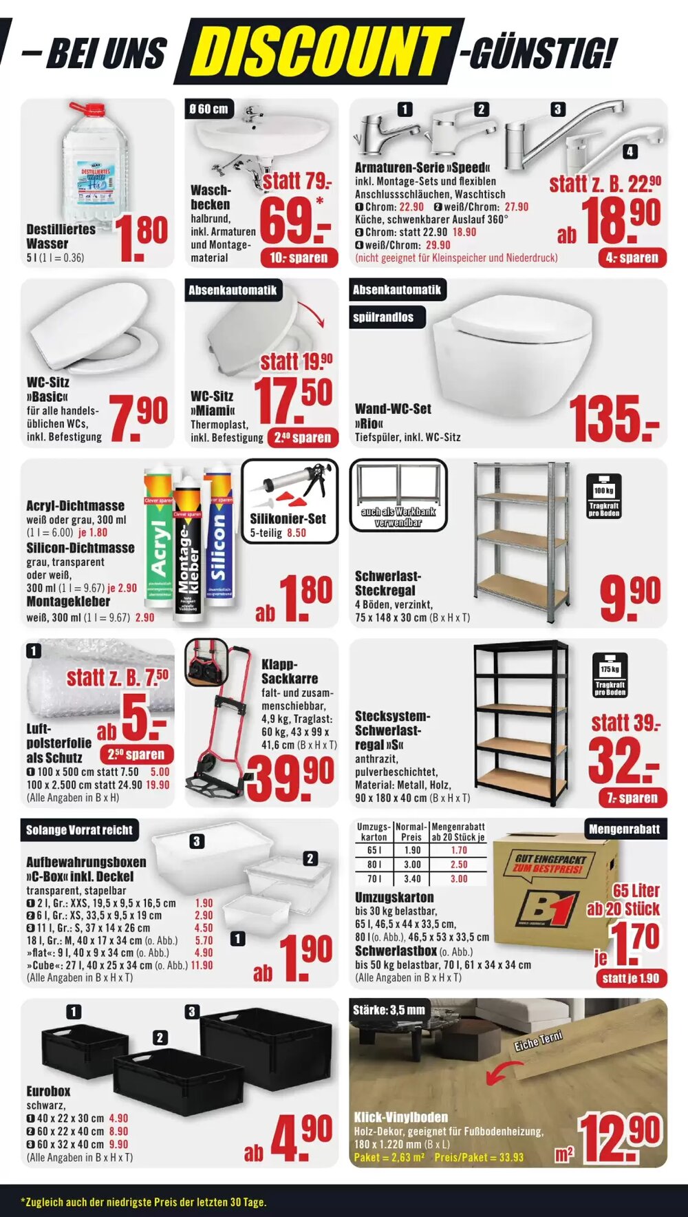 B1 Discount Baumarkt Prospekt (ab 31.01.2026) zum Blättern - Seite 3