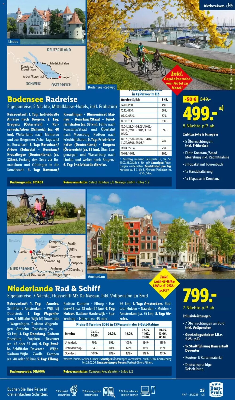 Lidl Reisen Prospekt (ab 31.01.2026) zum Blättern - Seite 23