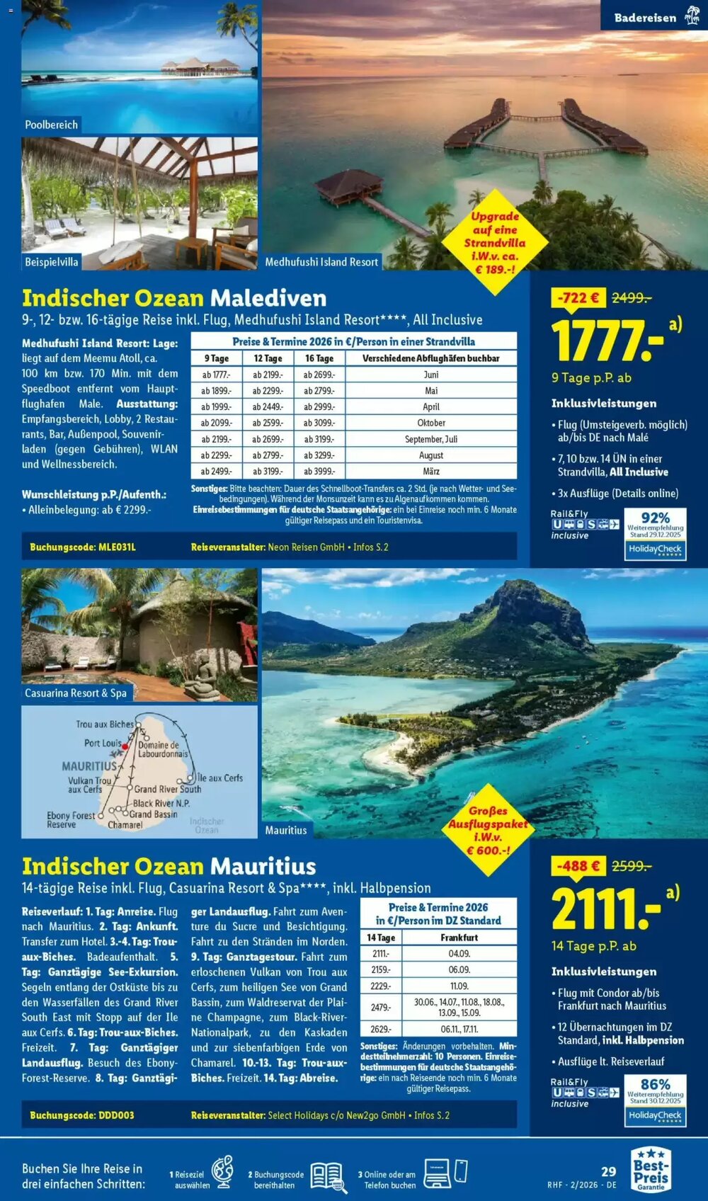 Lidl Reisen Prospekt (ab 31.01.2026) zum Blättern - Seite 29