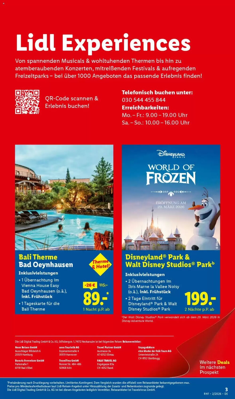 Lidl Reisen Prospekt (ab 31.01.2026) zum Blättern - Seite 3