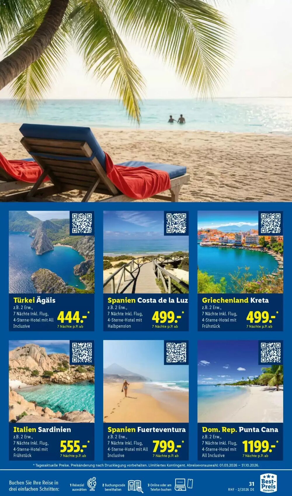 Lidl Reisen Prospekt (ab 31.01.2026) zum Blättern - Seite 31