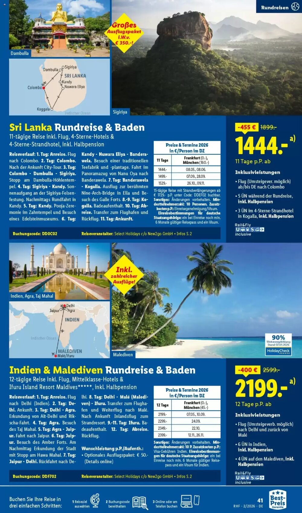 Lidl Reisen Prospekt (ab 31.01.2026) zum Blättern - Seite 41