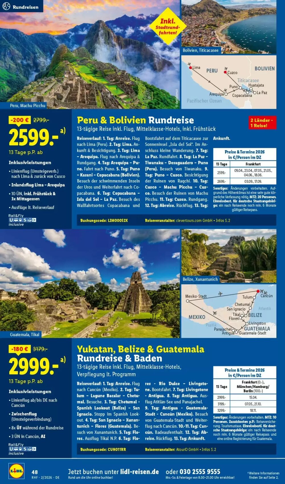 Lidl Reisen Prospekt (ab 31.01.2026) zum Blättern - Seite 48