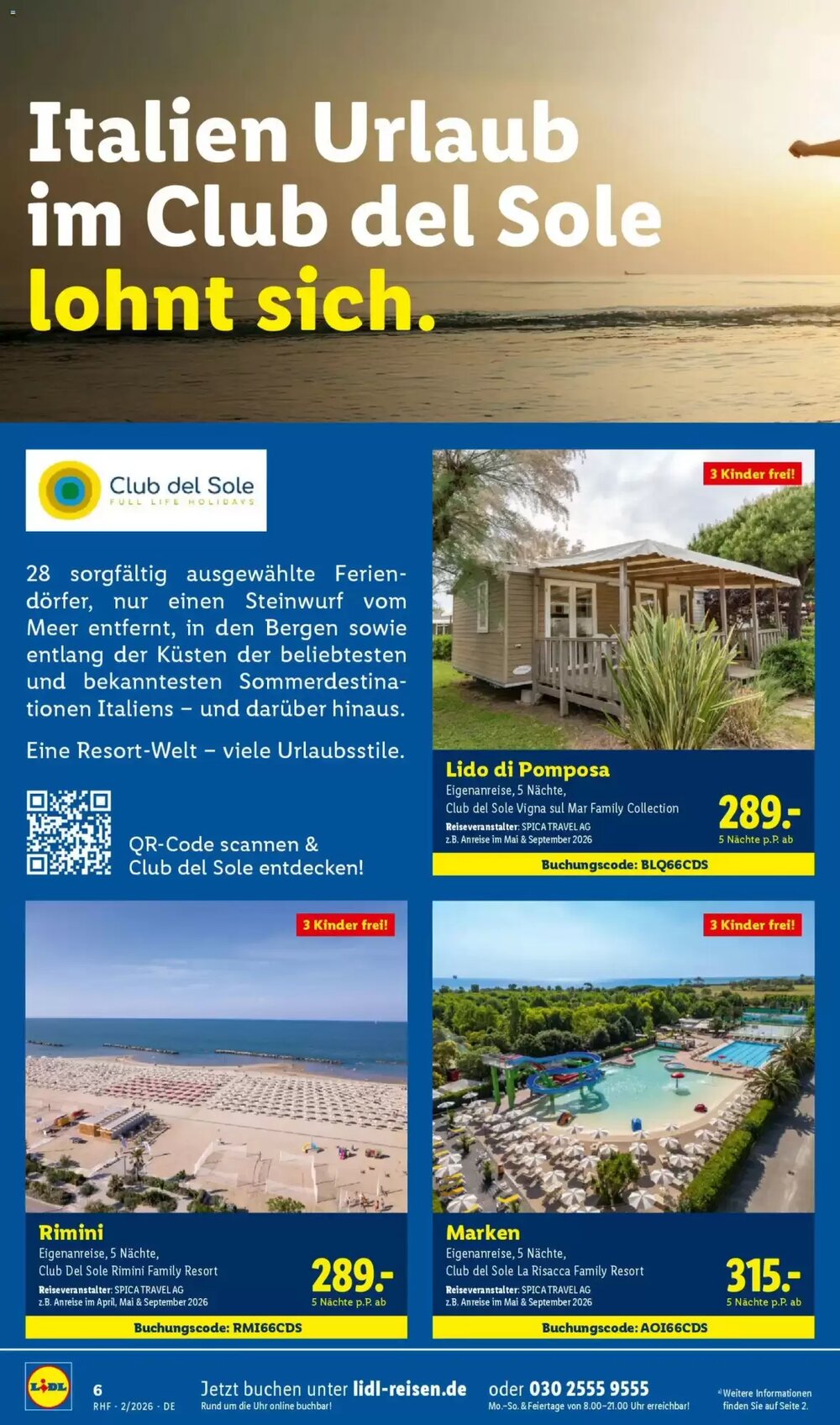 Lidl Reisen Prospekt (ab 31.01.2026) zum Blättern - Seite 6