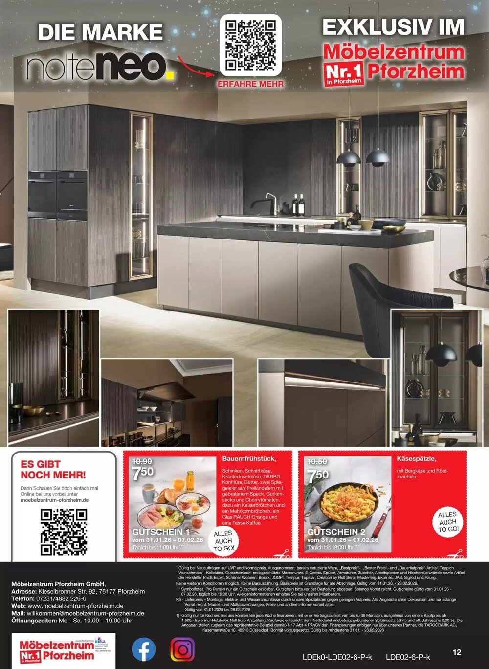 Möbelzentrum Pforzheim Prospekt (ab 31.01.2026) zum Blättern - Seite 12