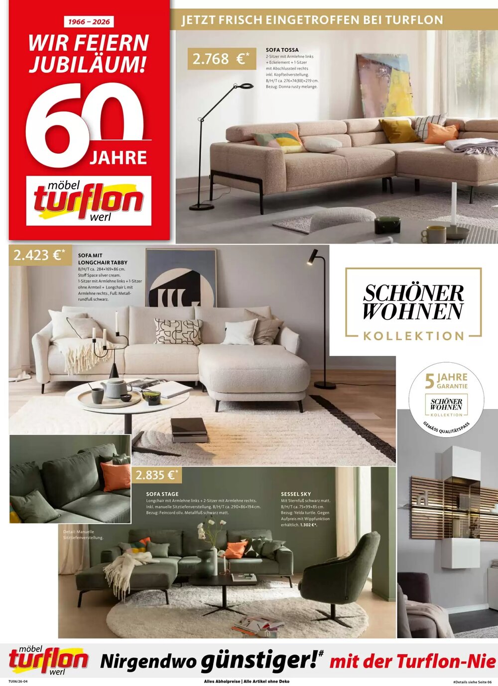 Möbel Turflon Prospekt (ab 31.01.2026) zum Blättern - Seite 4