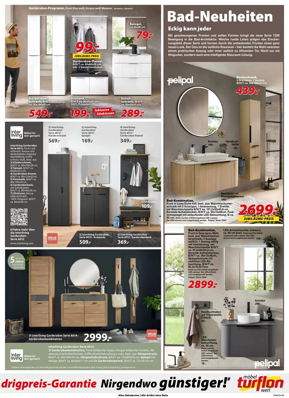 Möbel Turflon Prospekt (ab 31.01.2026) zum Blättern - Seite 9