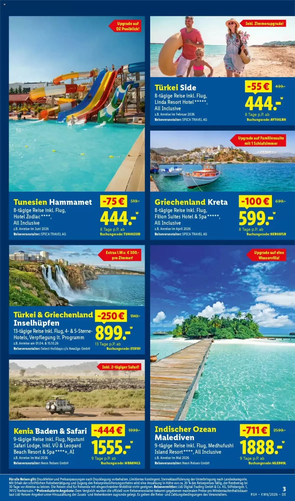 Lidl Reisen Prospekt (ab 31.01.2026) zum Blättern - Seite 3