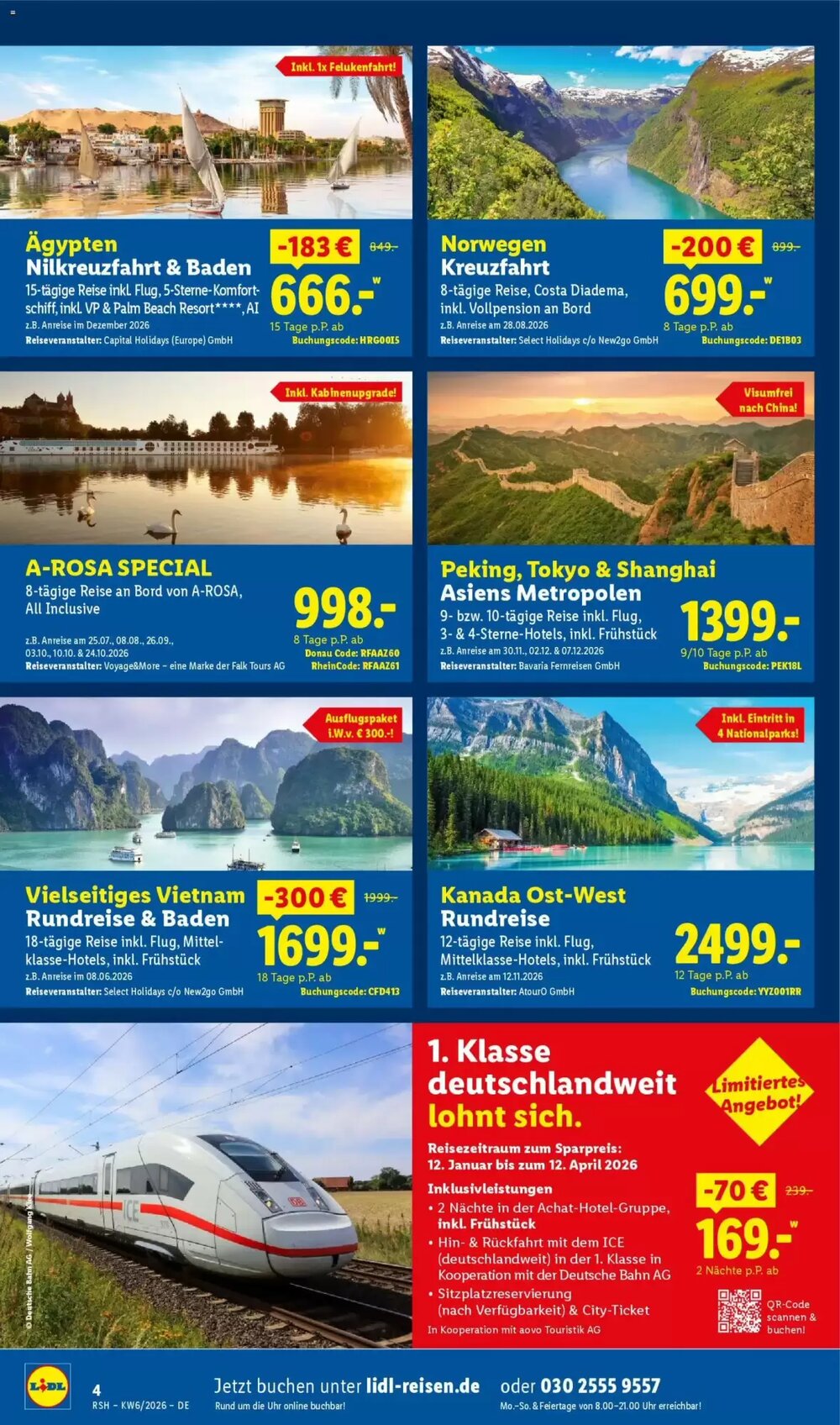 Lidl Reisen Prospekt (ab 31.01.2026) zum Blättern - Seite 4