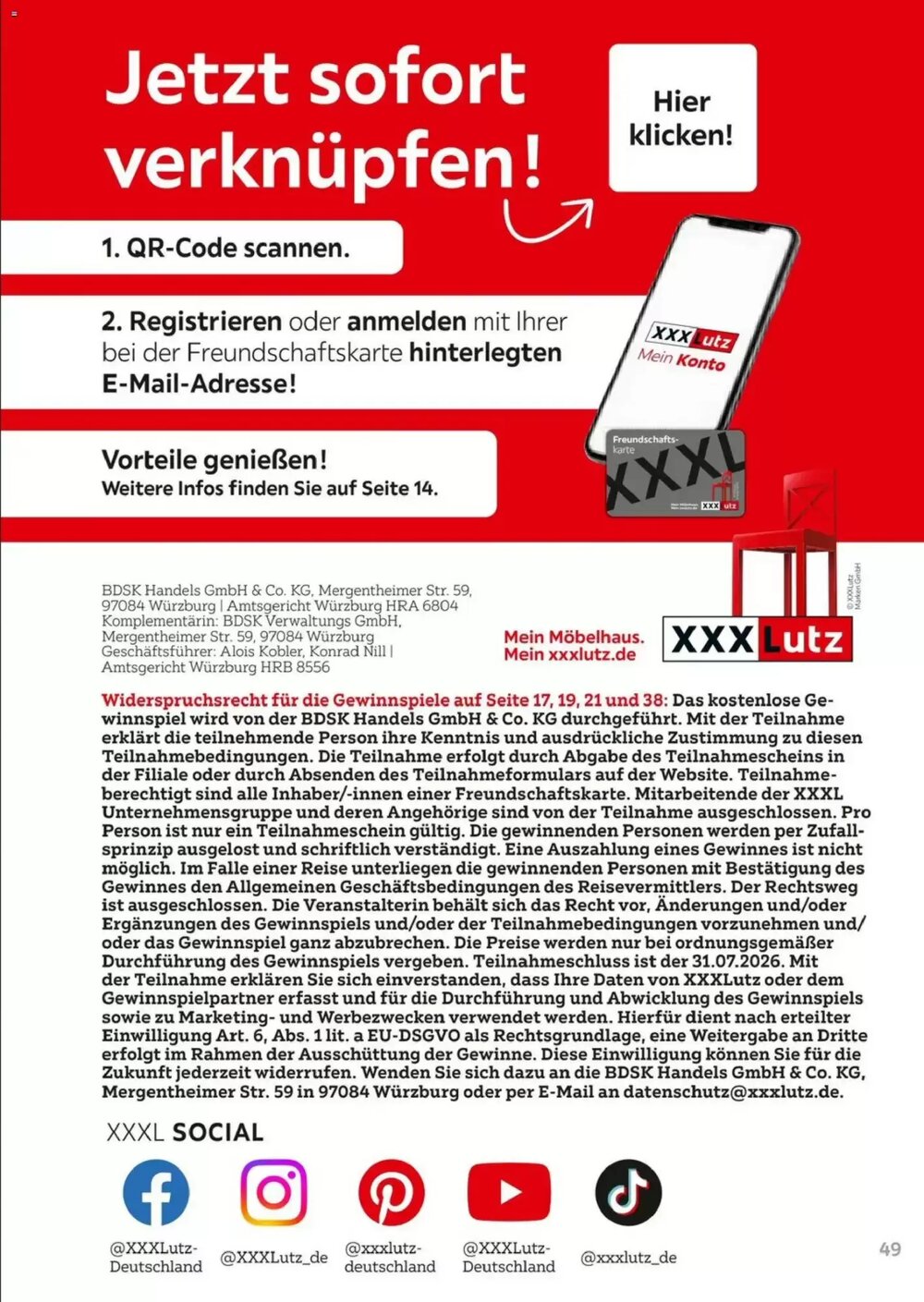 XXXLutz Prospekt (ab 01.02.2026) zum Blättern - Seite 49