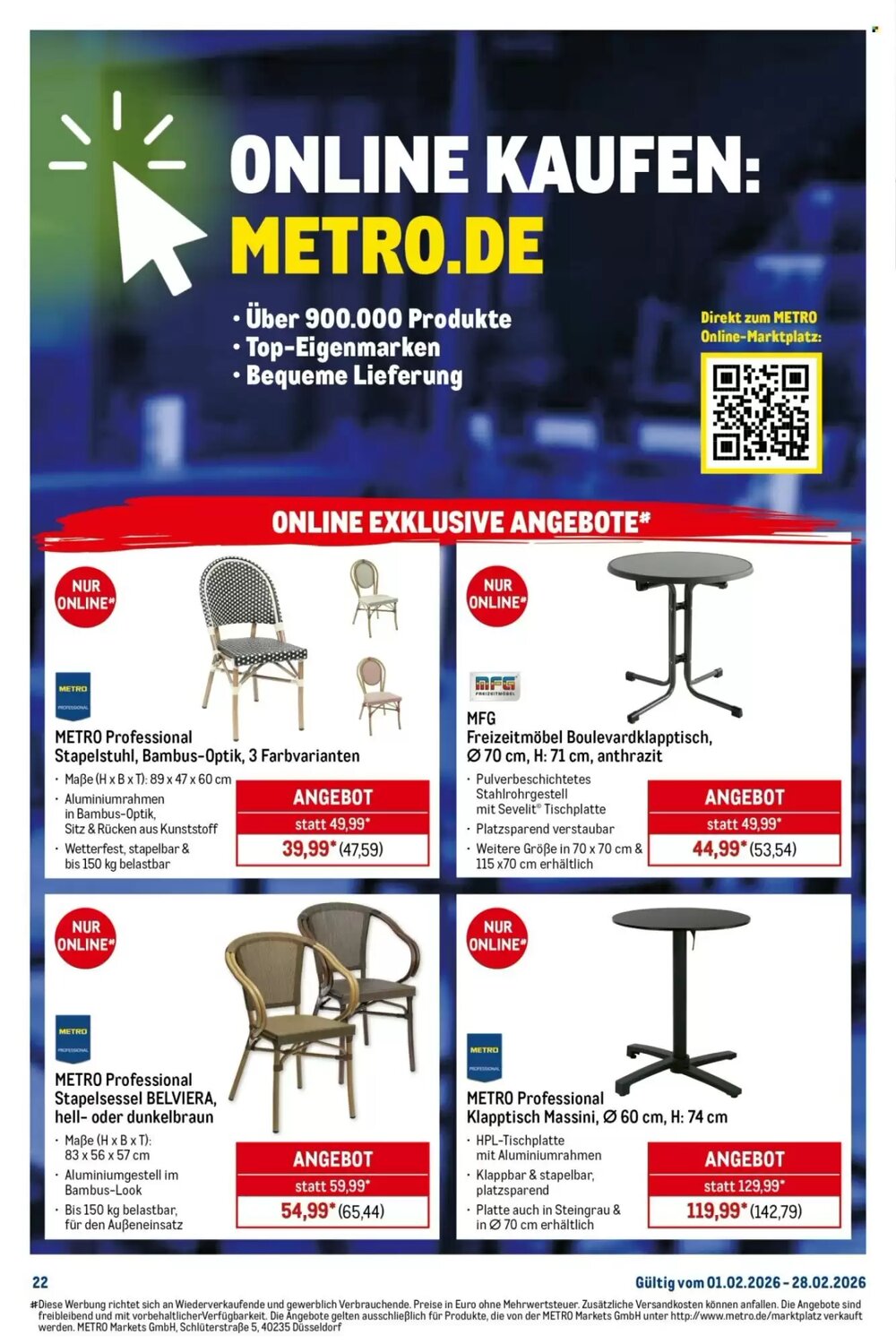 METRO Prospekt (ab 01.02.2026) zum Blättern - Seite 22