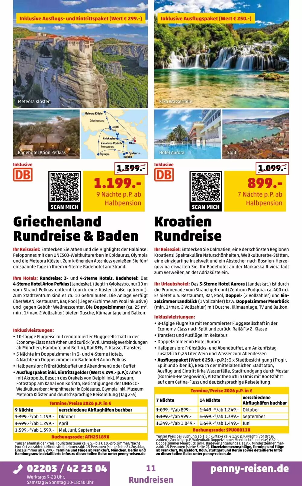 Penny Reisen Prospekt (ab 01.02.2026) zum Blättern - Seite 11