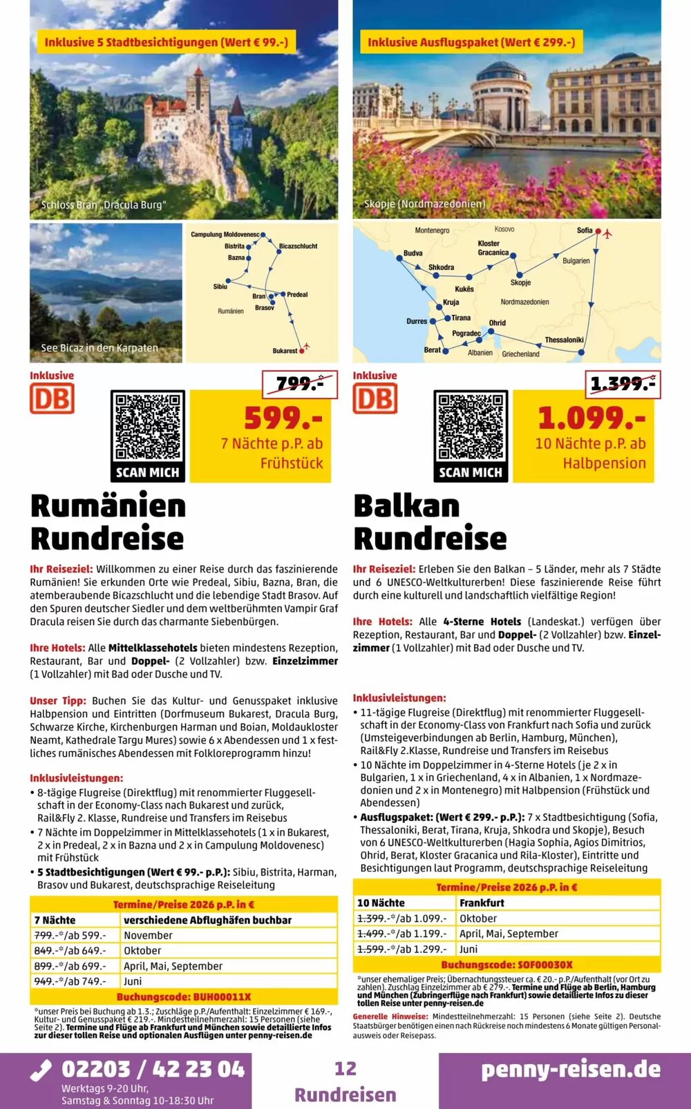 Penny Reisen Prospekt (ab 01.02.2026) zum Blättern - Seite 12