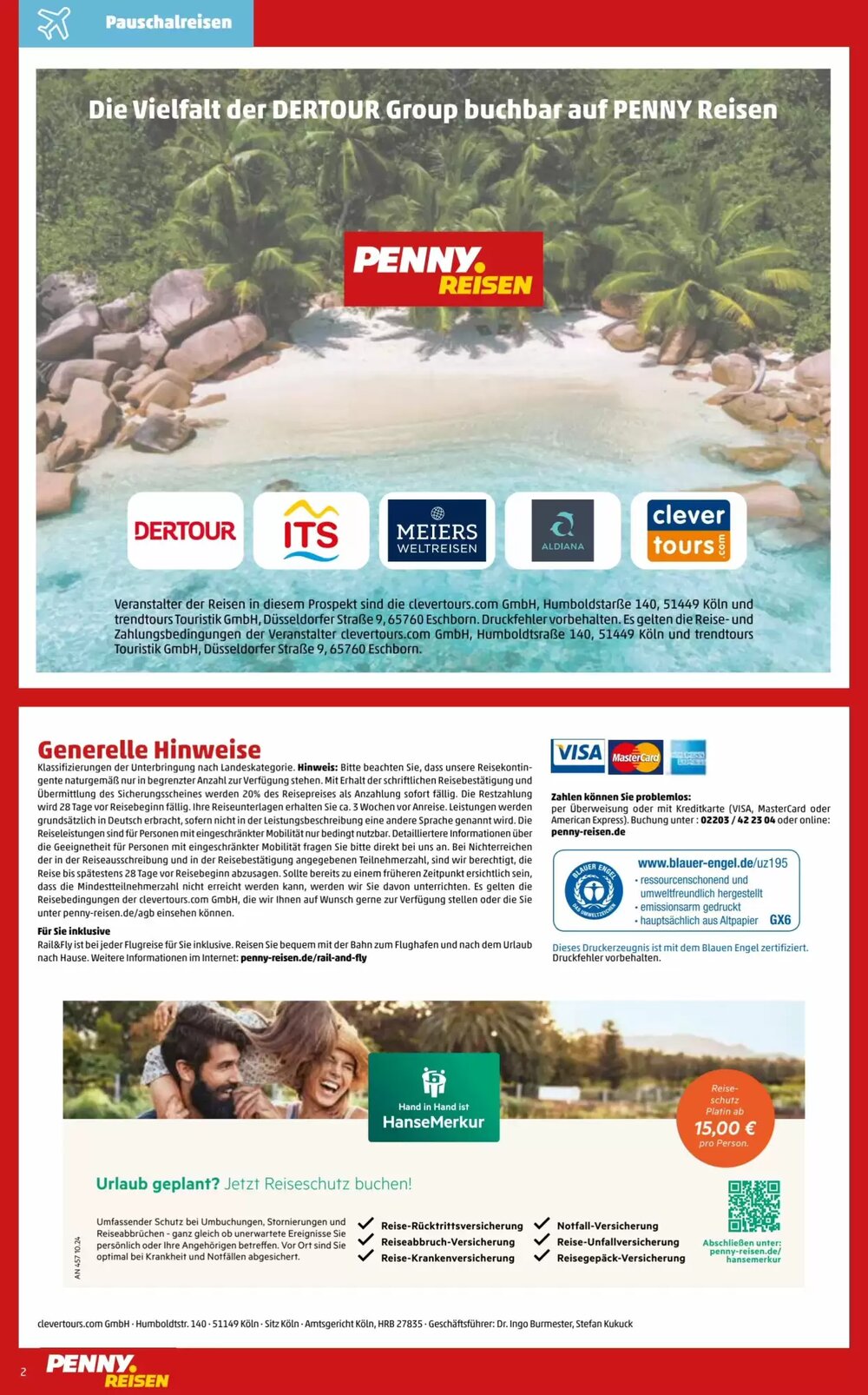 Penny Reisen Prospekt (ab 01.02.2026) zum Blättern - Seite 2