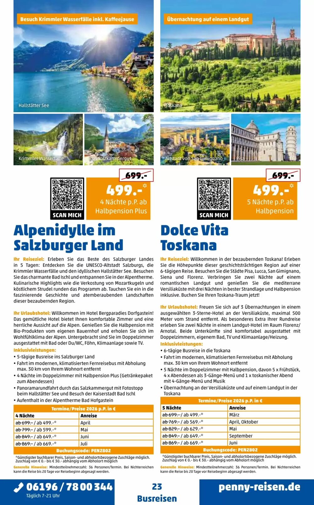Penny Reisen Prospekt (ab 01.02.2026) zum Blättern - Seite 23