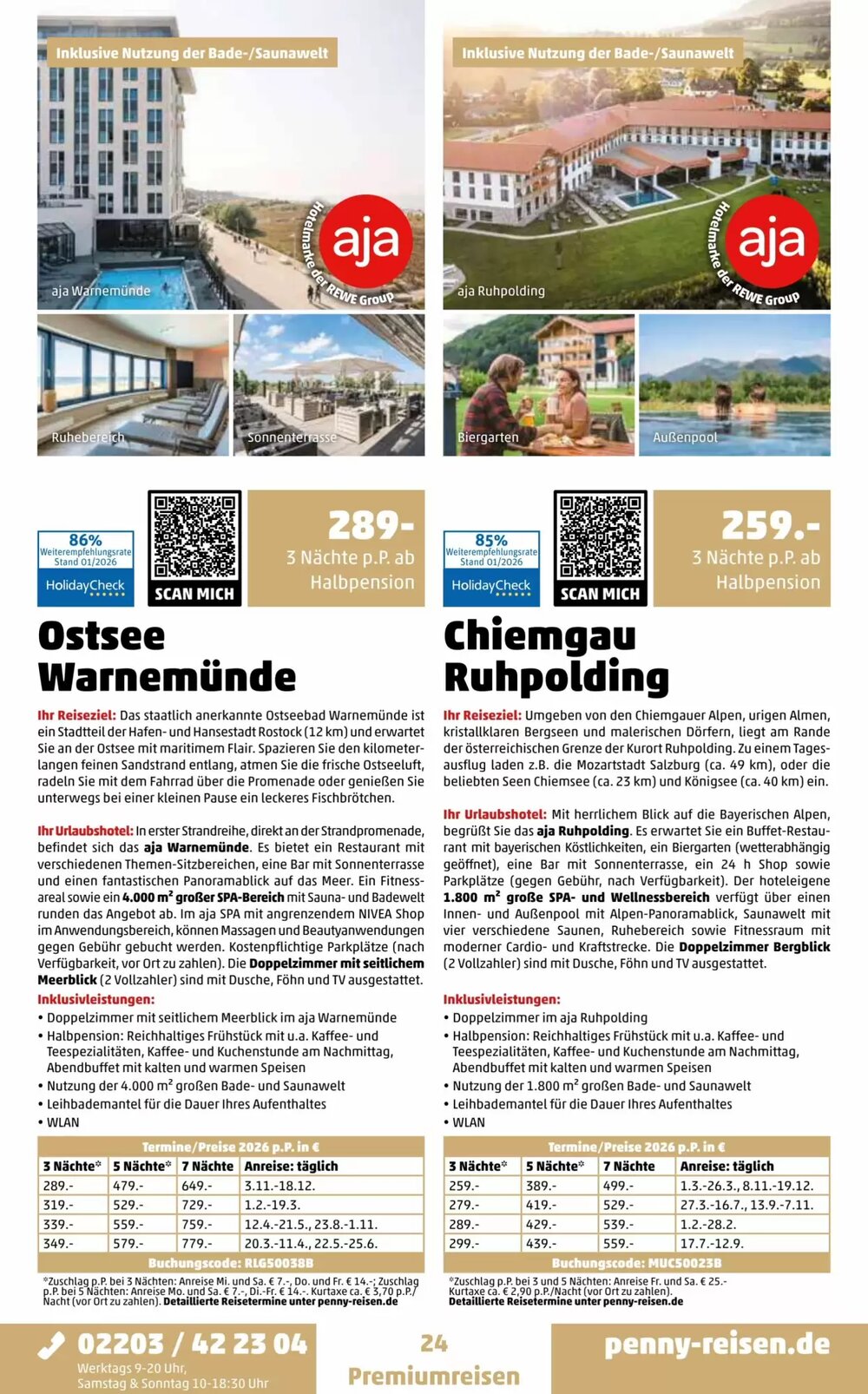 Penny Reisen Prospekt (ab 01.02.2026) zum Blättern - Seite 24