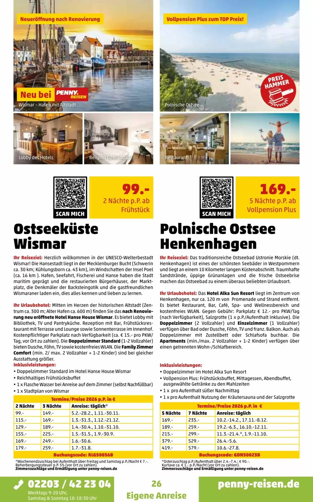 Penny Reisen Prospekt (ab 01.02.2026) zum Blättern - Seite 26