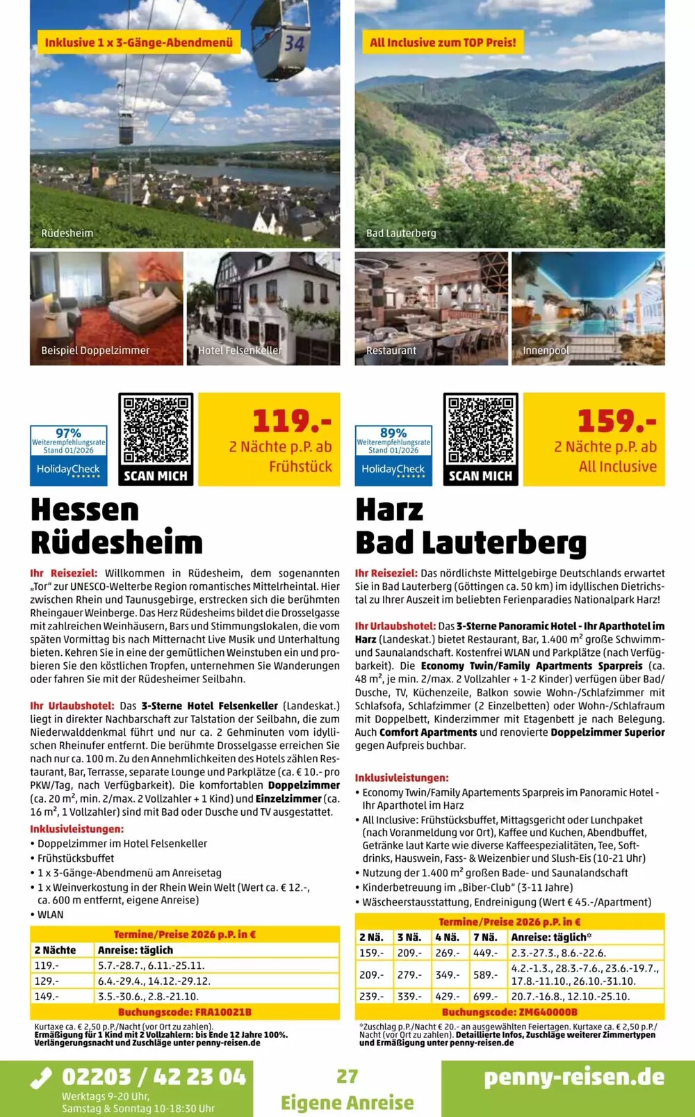 Penny Reisen Prospekt (ab 01.02.2026) zum Blättern - Seite 27