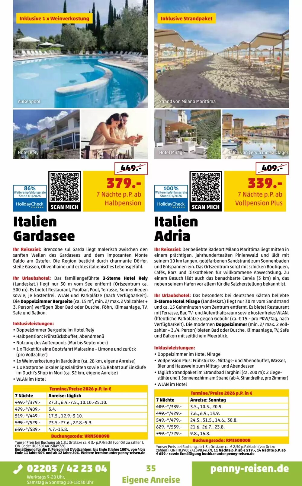 Penny Reisen Prospekt (ab 01.02.2026) zum Blättern - Seite 35