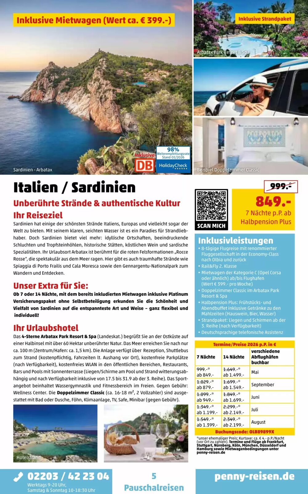 Penny Reisen Prospekt (ab 01.02.2026) zum Blättern - Seite 5