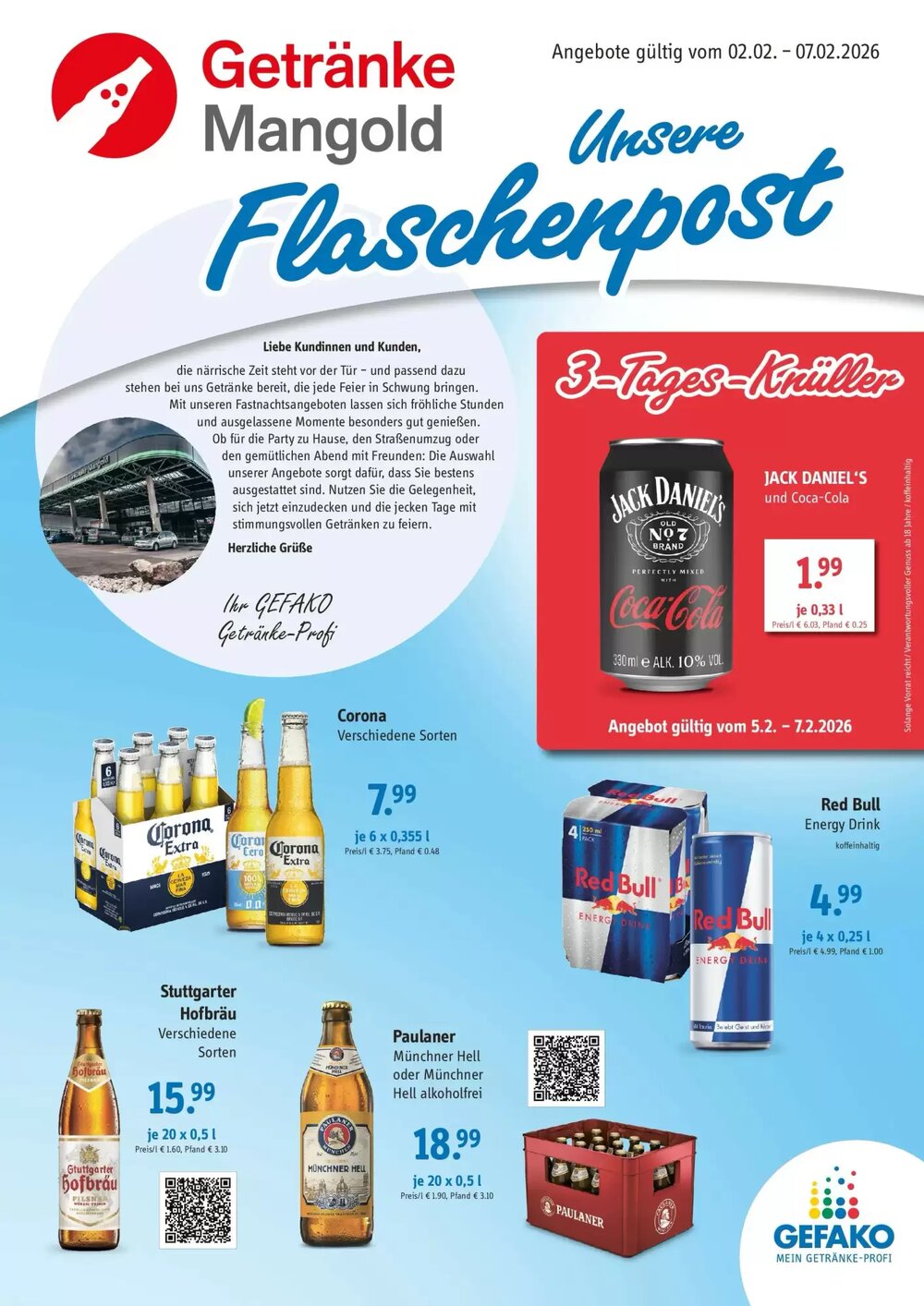 Gefako Prospekt (ab 01.02.2026) zum Blättern - Seite 1