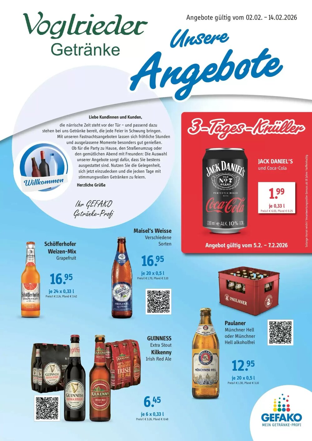 Gefako Prospekt (ab 01.02.2026) zum Blättern - Seite 1
