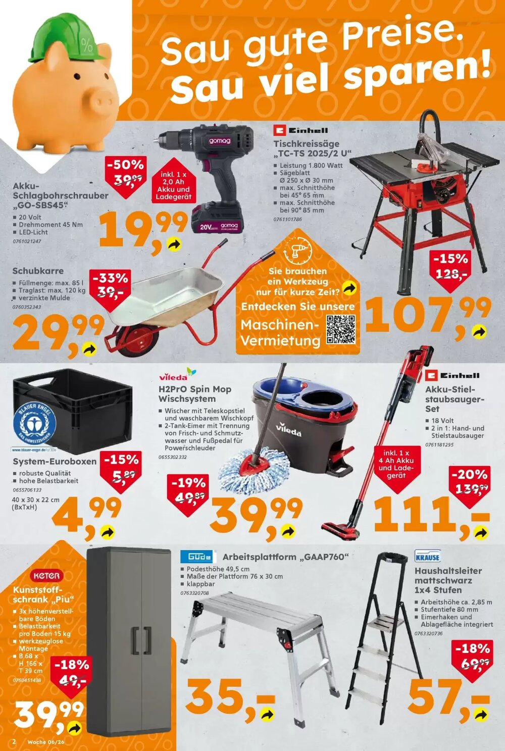 Globus Baumarkt Prospekt (ab 01.02.2026) zum Blättern - Seite 2