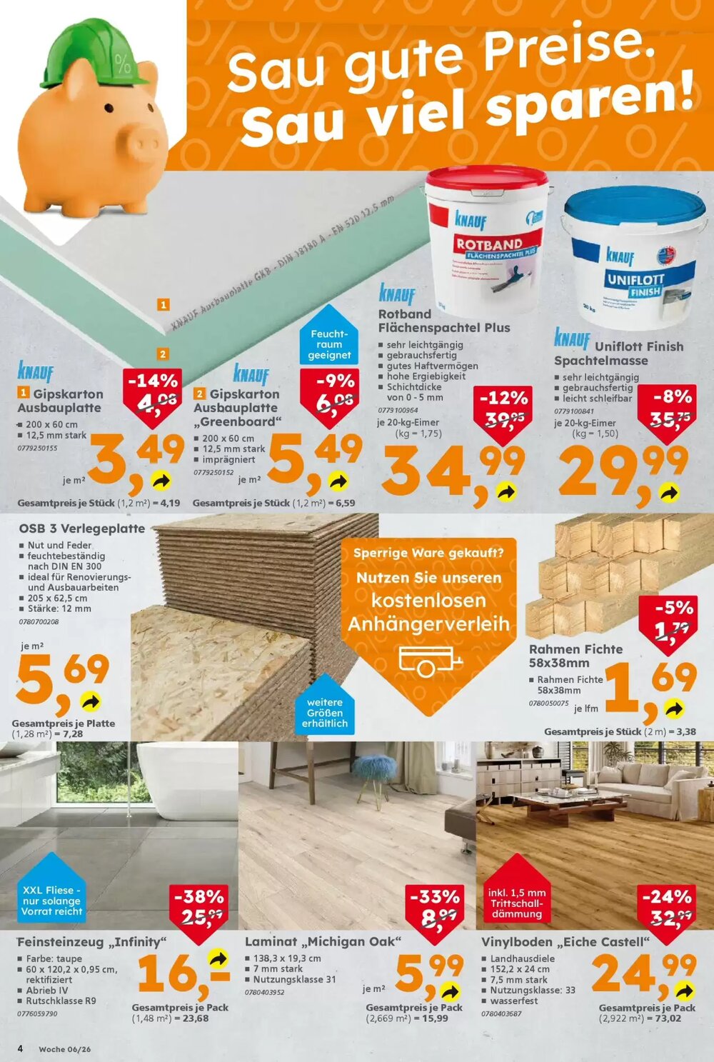 Globus Baumarkt Prospekt (ab 01.02.2026) zum Blättern - Seite 4