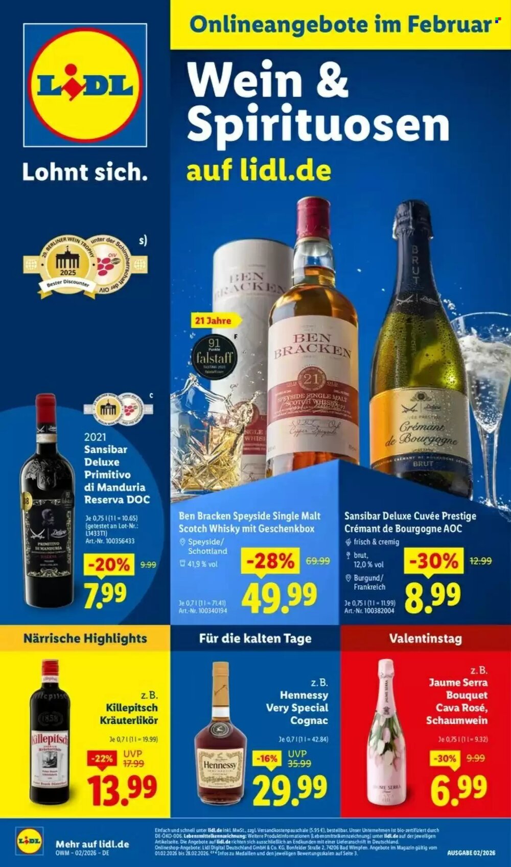 Lidl Prospekt (ab 01.02.2026) zum Blättern - Seite 1
