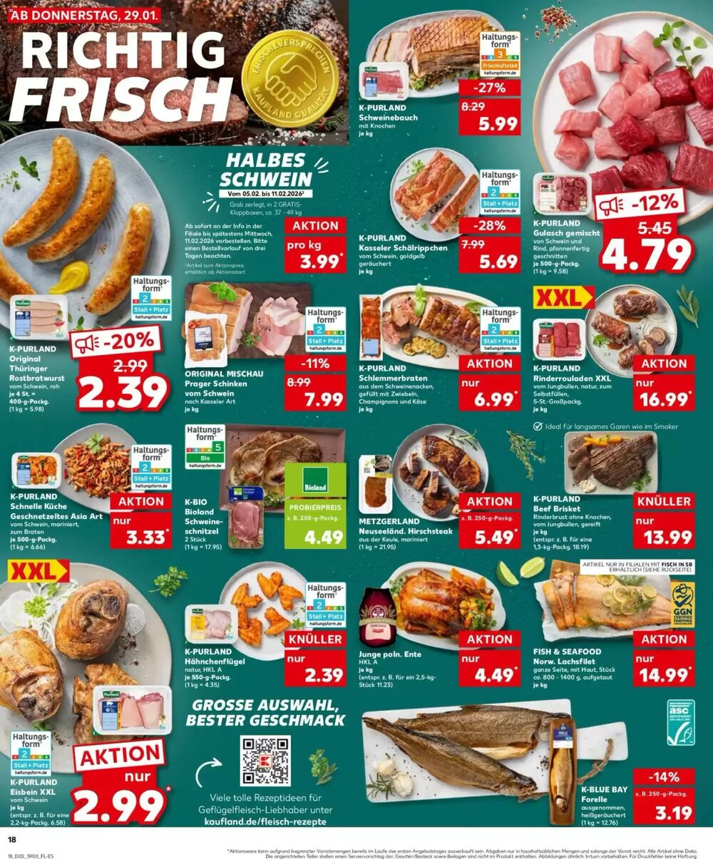 Kaufland Prospekt (ab 01.02.2026) zum Blättern - Seite 18