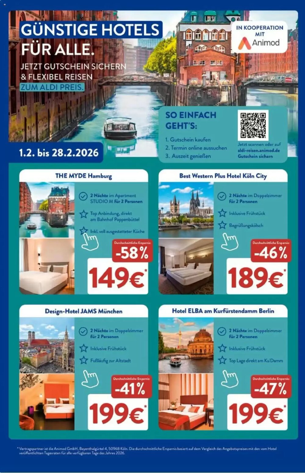 ALDI Nord Reisen Prospekt (ab 01.02.2026) zum Blättern - Seite 4