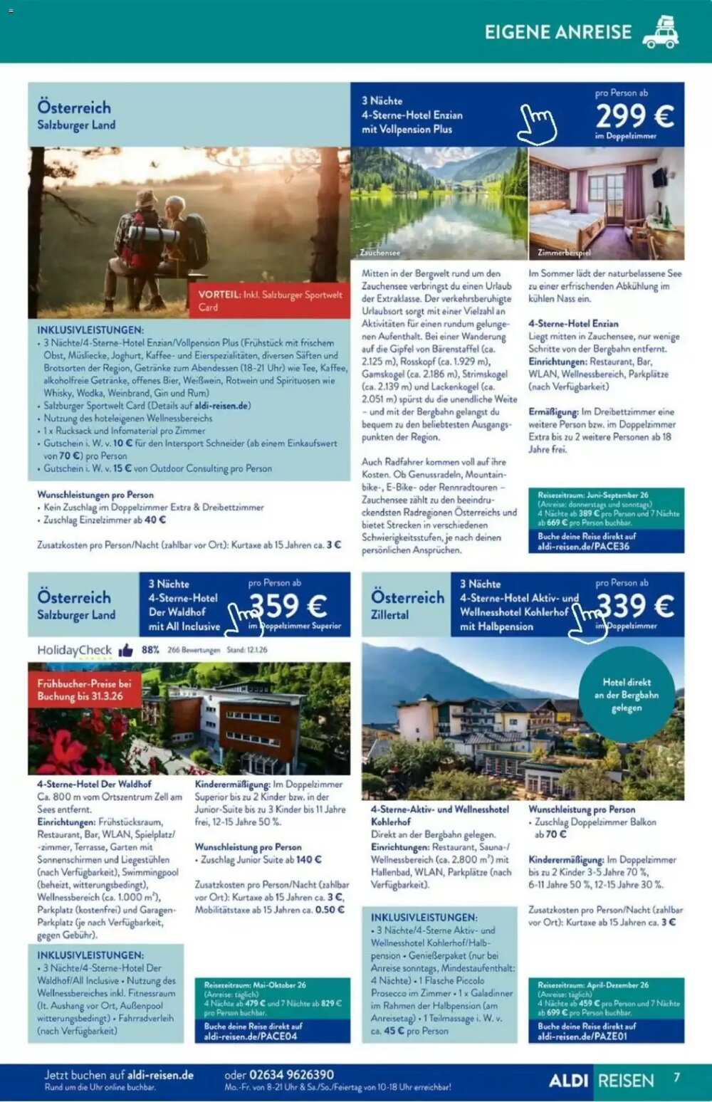 ALDI Nord Reisen Prospekt (ab 01.02.2026) zum Blättern - Seite 7