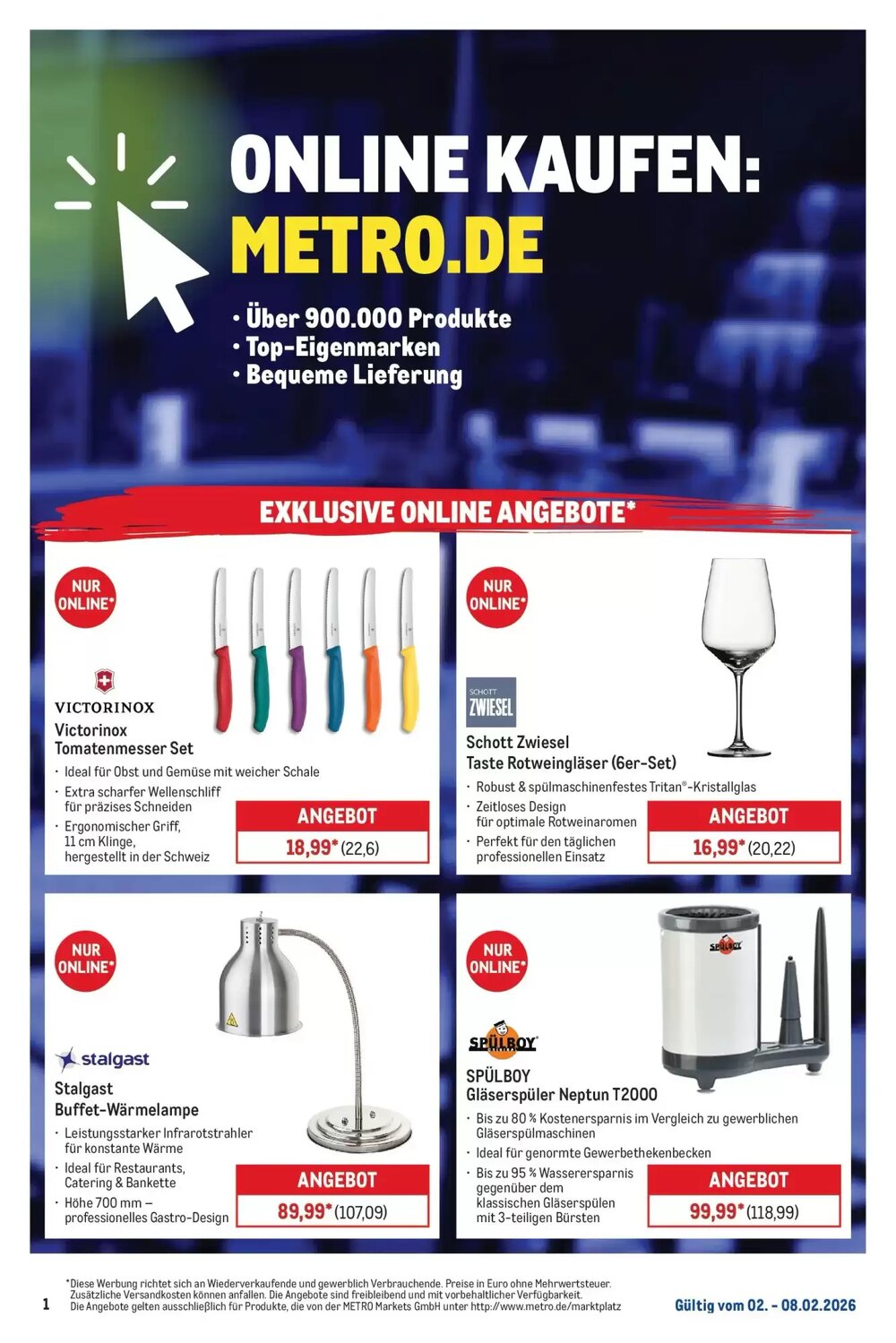 METRO Prospekt (ab 01.02.2026) zum Blättern - Seite 1