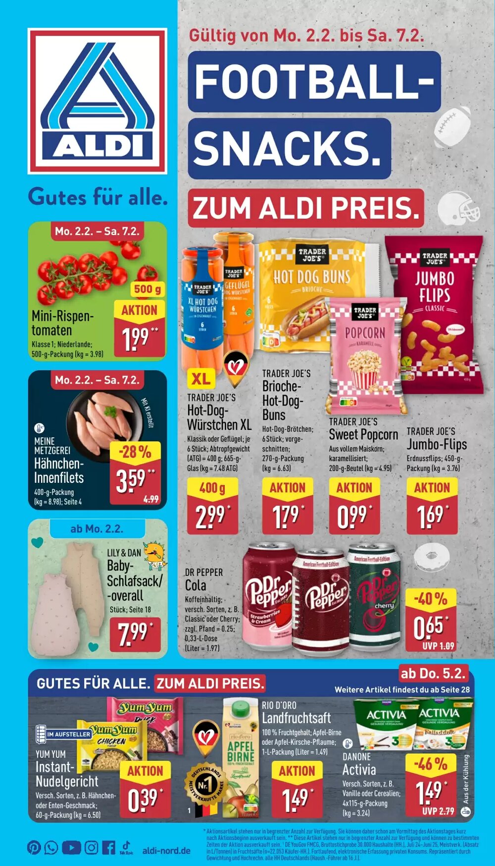 Aldi Nord Prospekt (ab 02.02.2026) zum Blättern - Seite 1