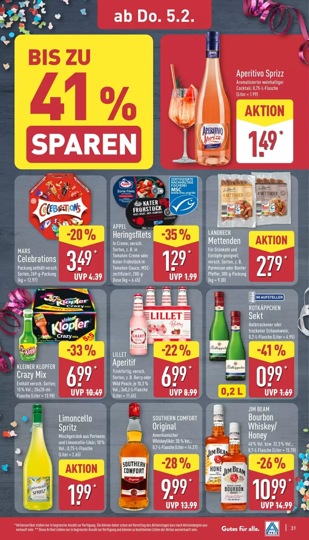 Aldi Nord Prospekt (ab 02.02.2026) zum Blättern - Seite 33