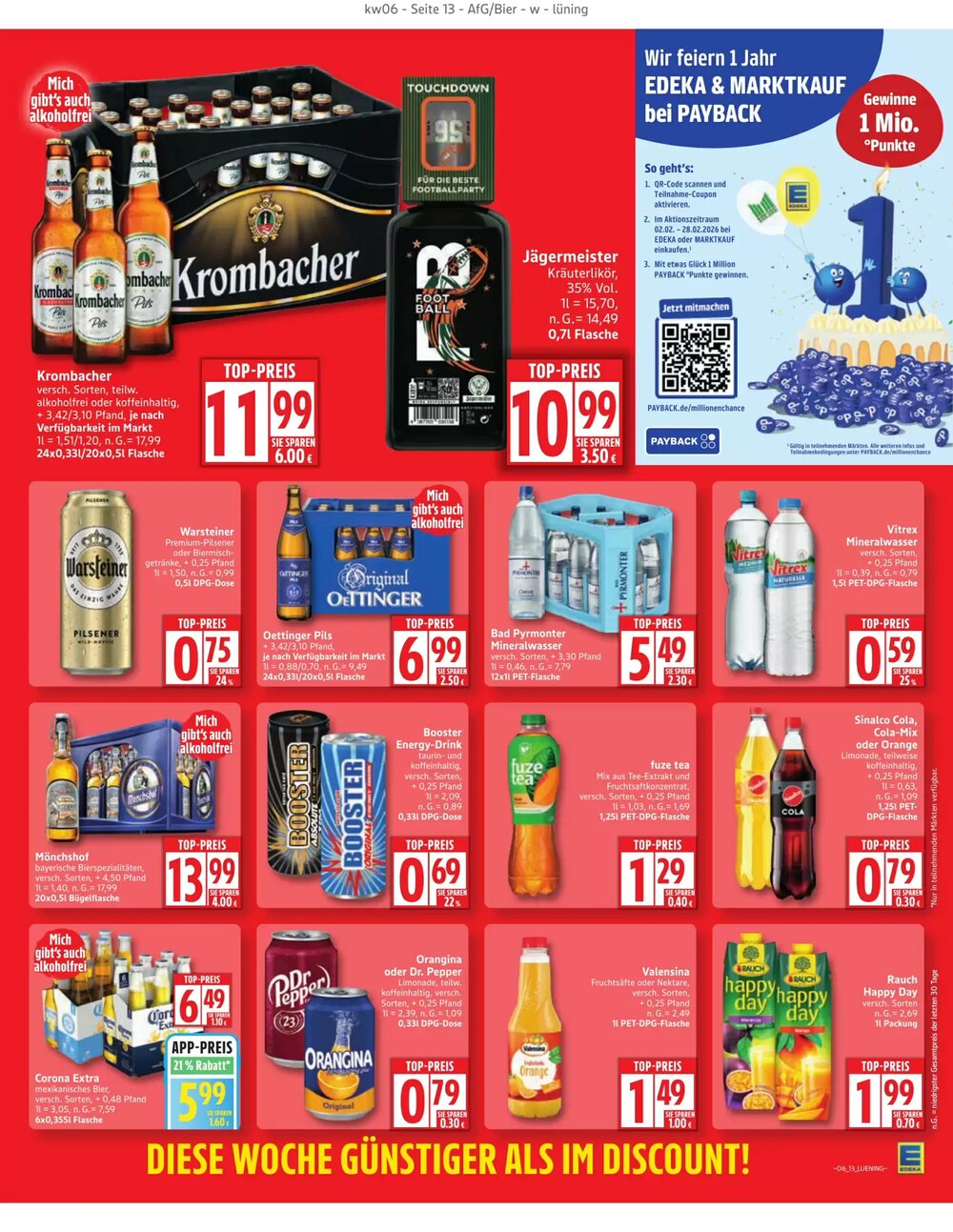 Edeka Prospekt (ab 02.02.2026) zum Blättern - Seite 13