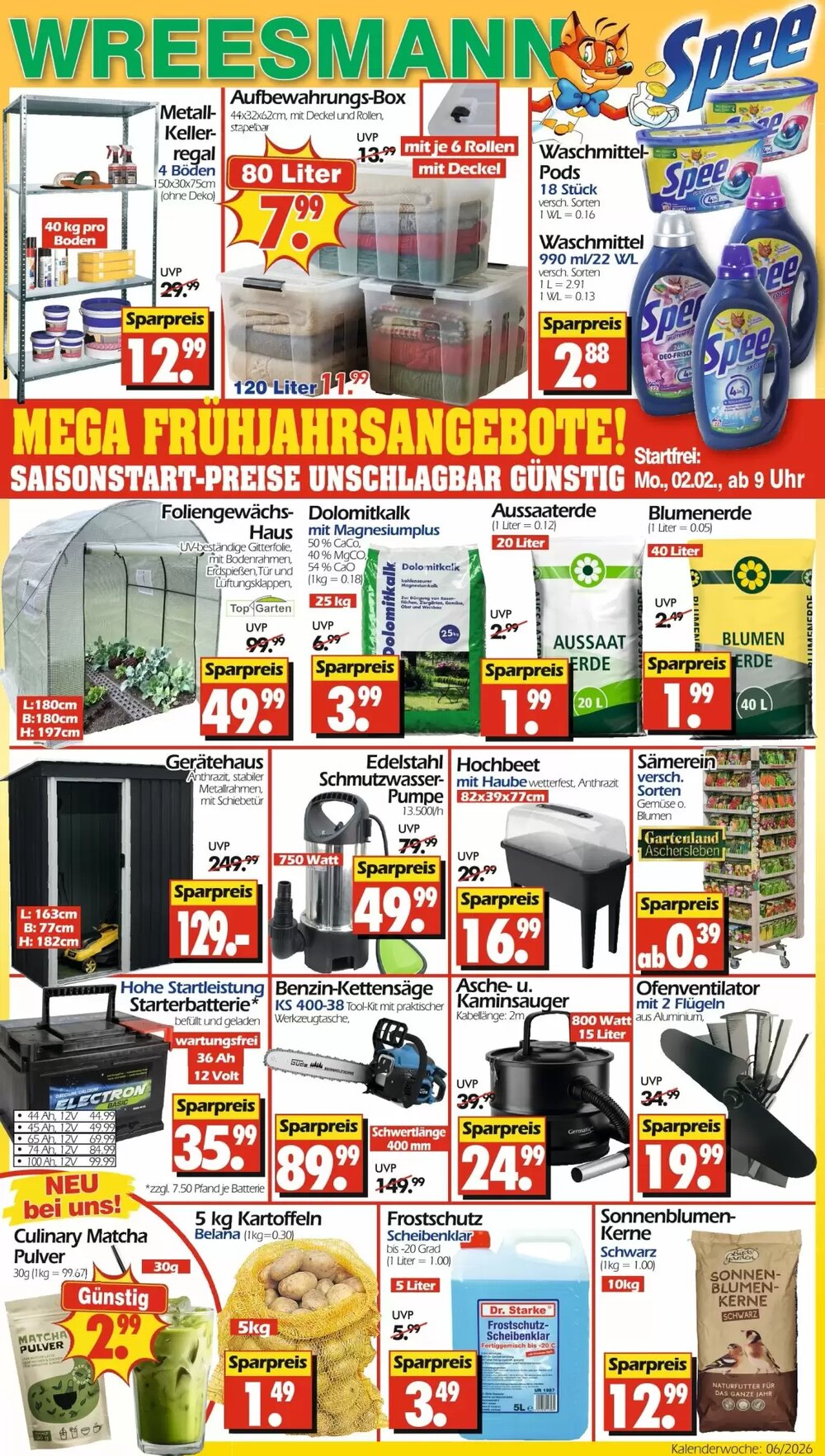 Wreesmann Prospekt (ab 02.02.2026) zum Blättern - Seite 1