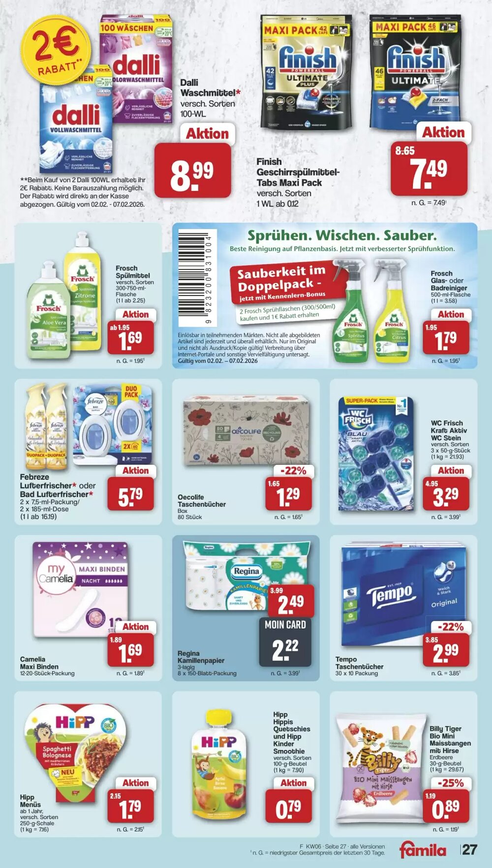 Famila Nord West Prospekt (ab 02.02.2026) zum Blättern - Seite 28