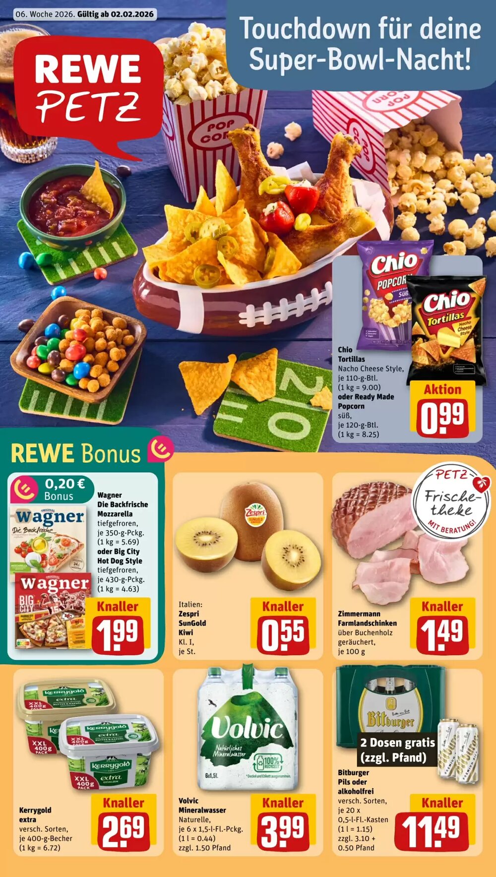 REWE PETZ Prospekt (ab 02.02.2026) zum Blättern - Seite 1