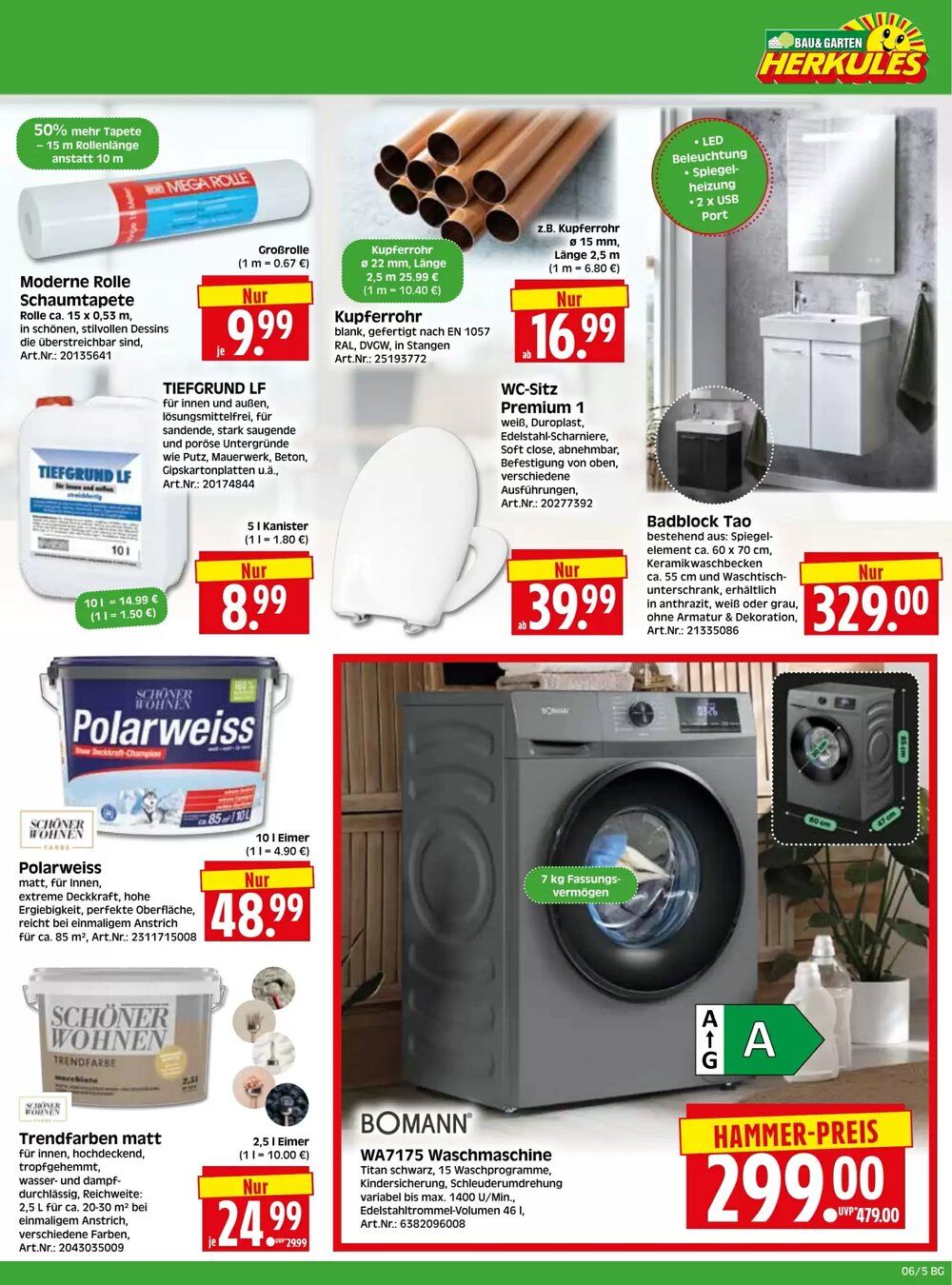 Herkules Baumarkt Prospekt (ab 02.02.2026) zum Blättern - Seite 5