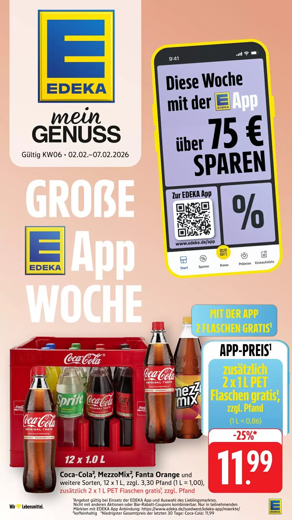 EDEKA Berger Prospekt (ab 02.02.2026) zum Blättern - Seite 1