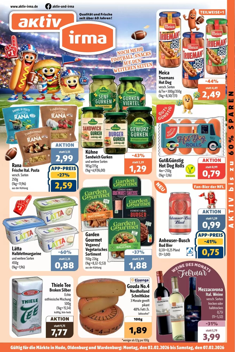 Aktiv Irma Prospekt (ab 02.02.2026) zum Blättern - Seite 1