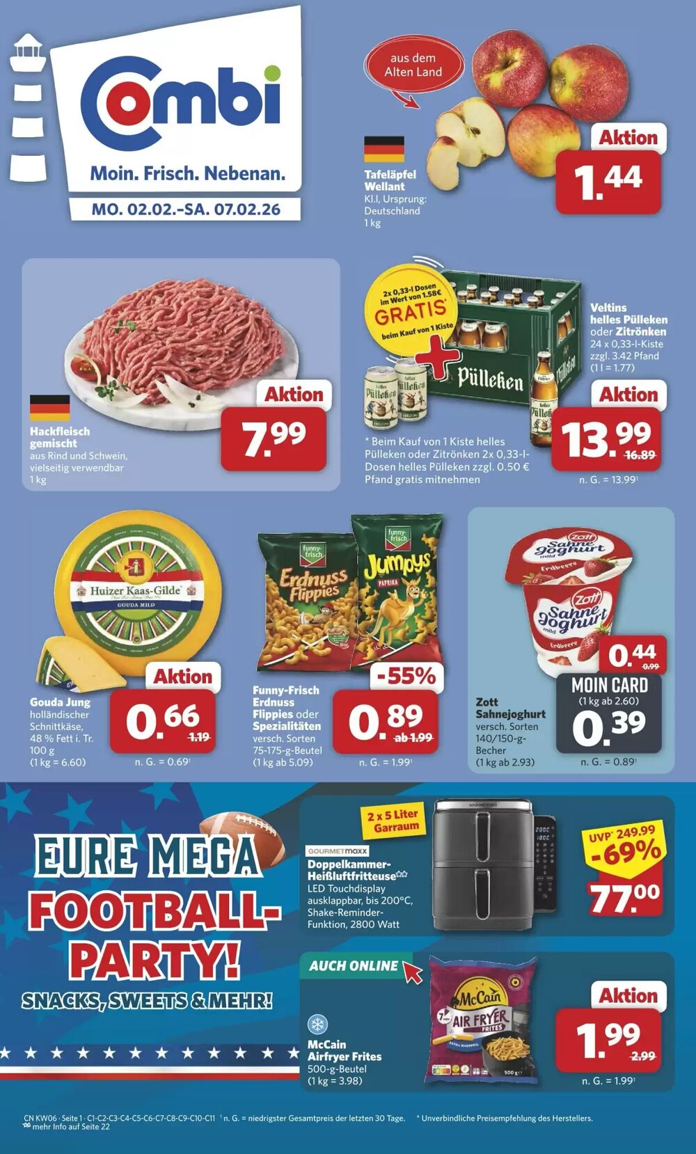 Combi Prospekt (ab 02.02.2026) zum Blättern - Seite 1