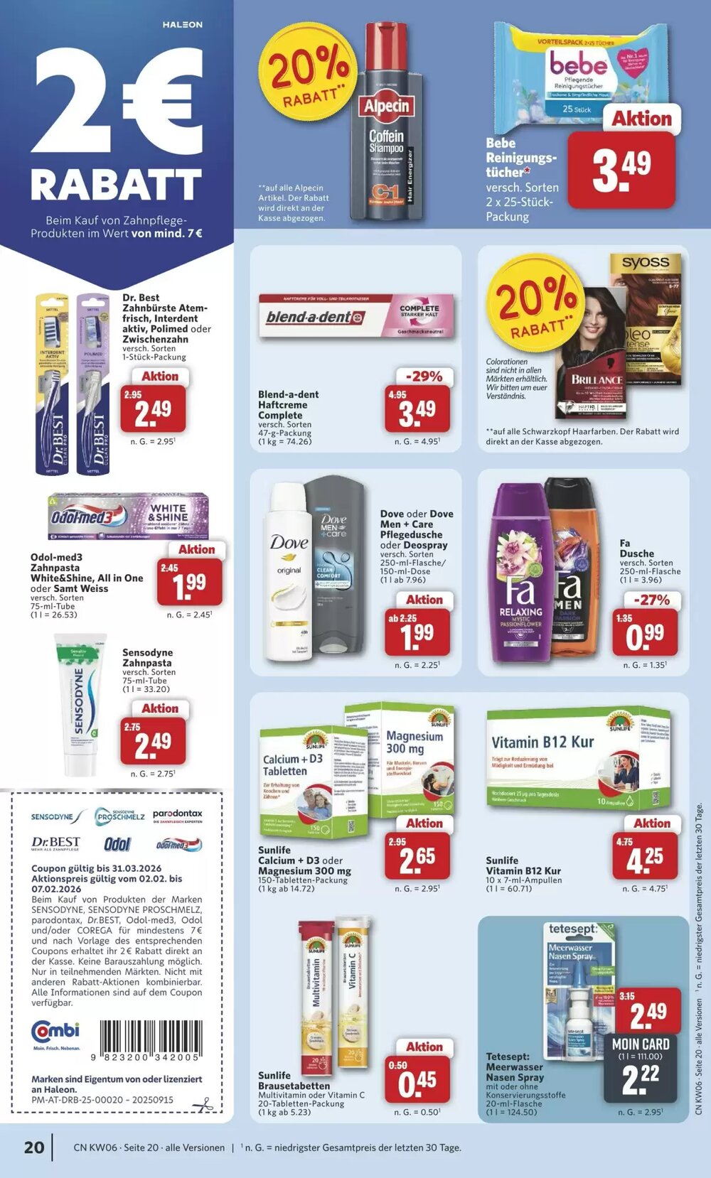 Combi Prospekt (ab 02.02.2026) zum Blättern - Seite 22