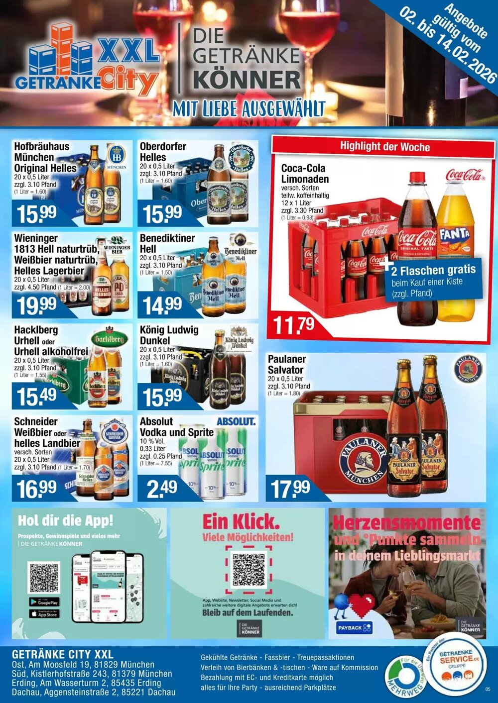 Getränke City Prospekt (ab 02.02.2026) zum Blättern - Seite 1