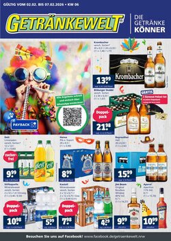 Getränkewelt Prospekt (ab 02.02.2026) zum Blättern