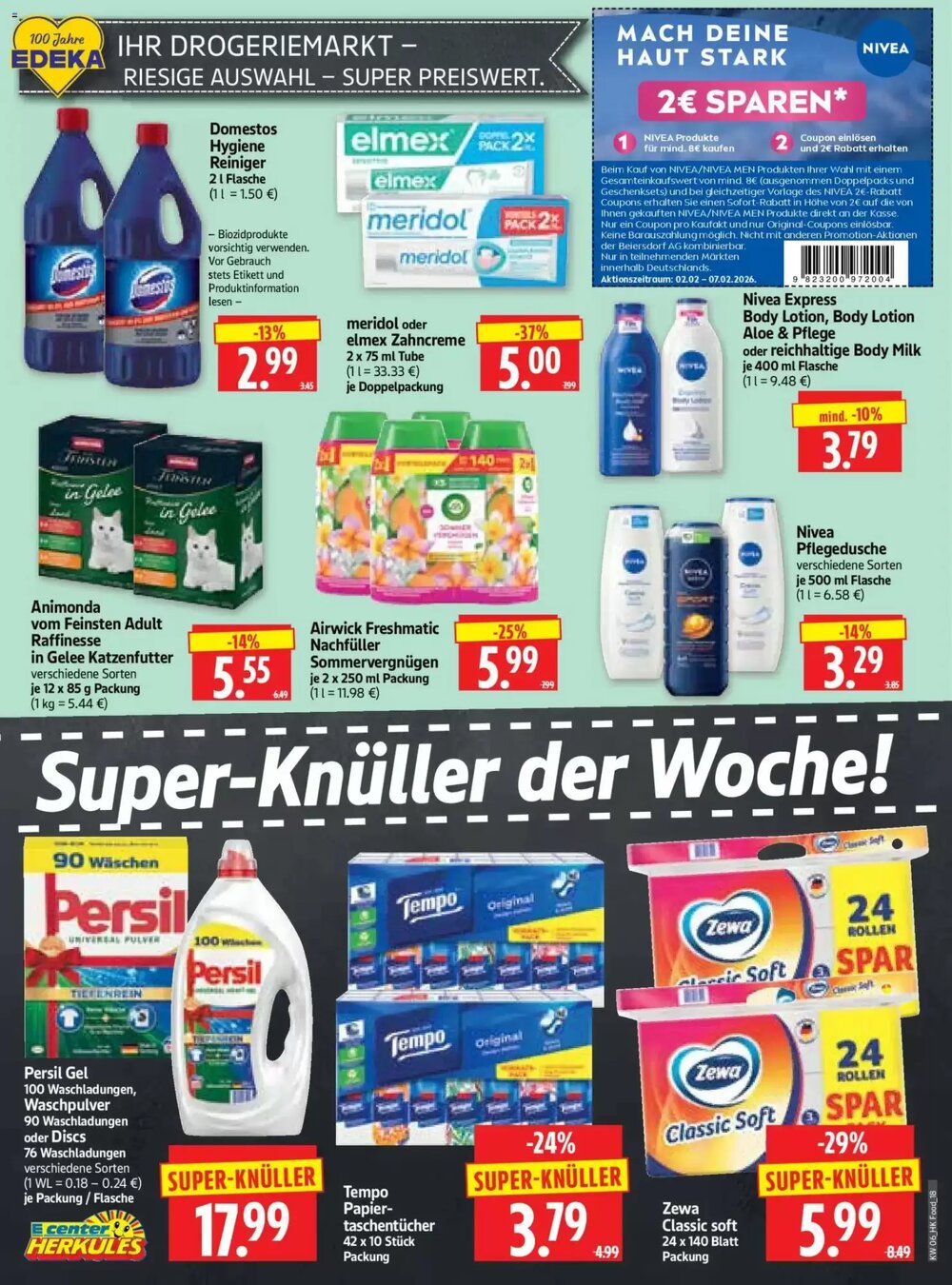 Edeka Herkules Prospekt (ab 02.02.2026) zum Blättern - Seite 18