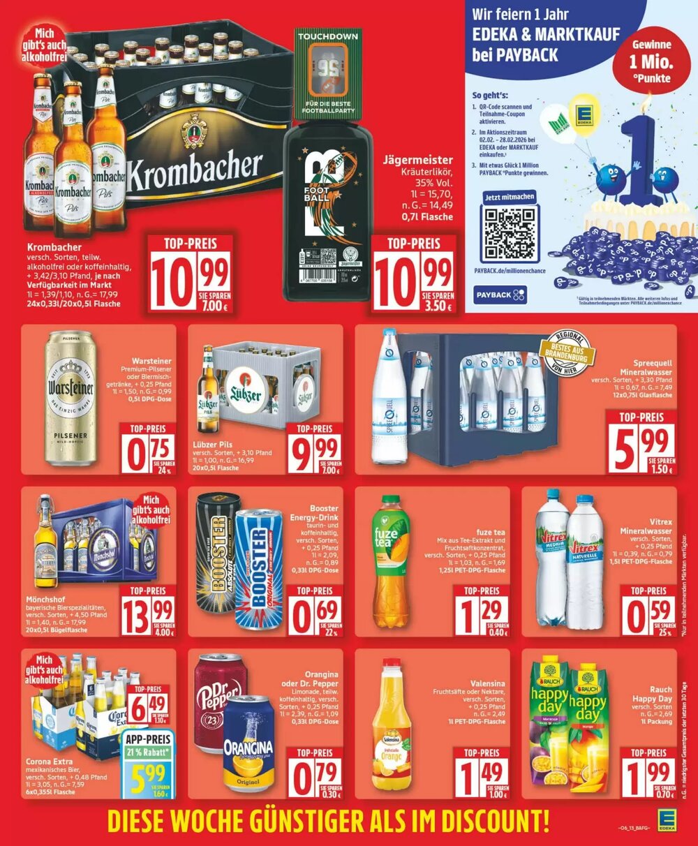 Edeka Prospekt (ab 02.02.2026) zum Blättern - Seite 13