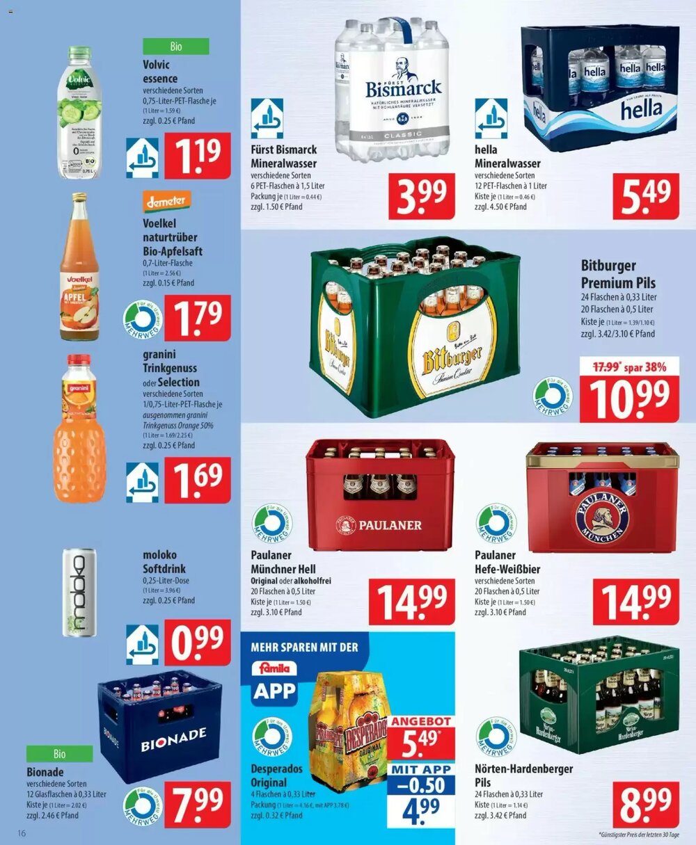 Famila Nord Ost Prospekt (ab 02.02.2026) zum Blättern - Seite 16