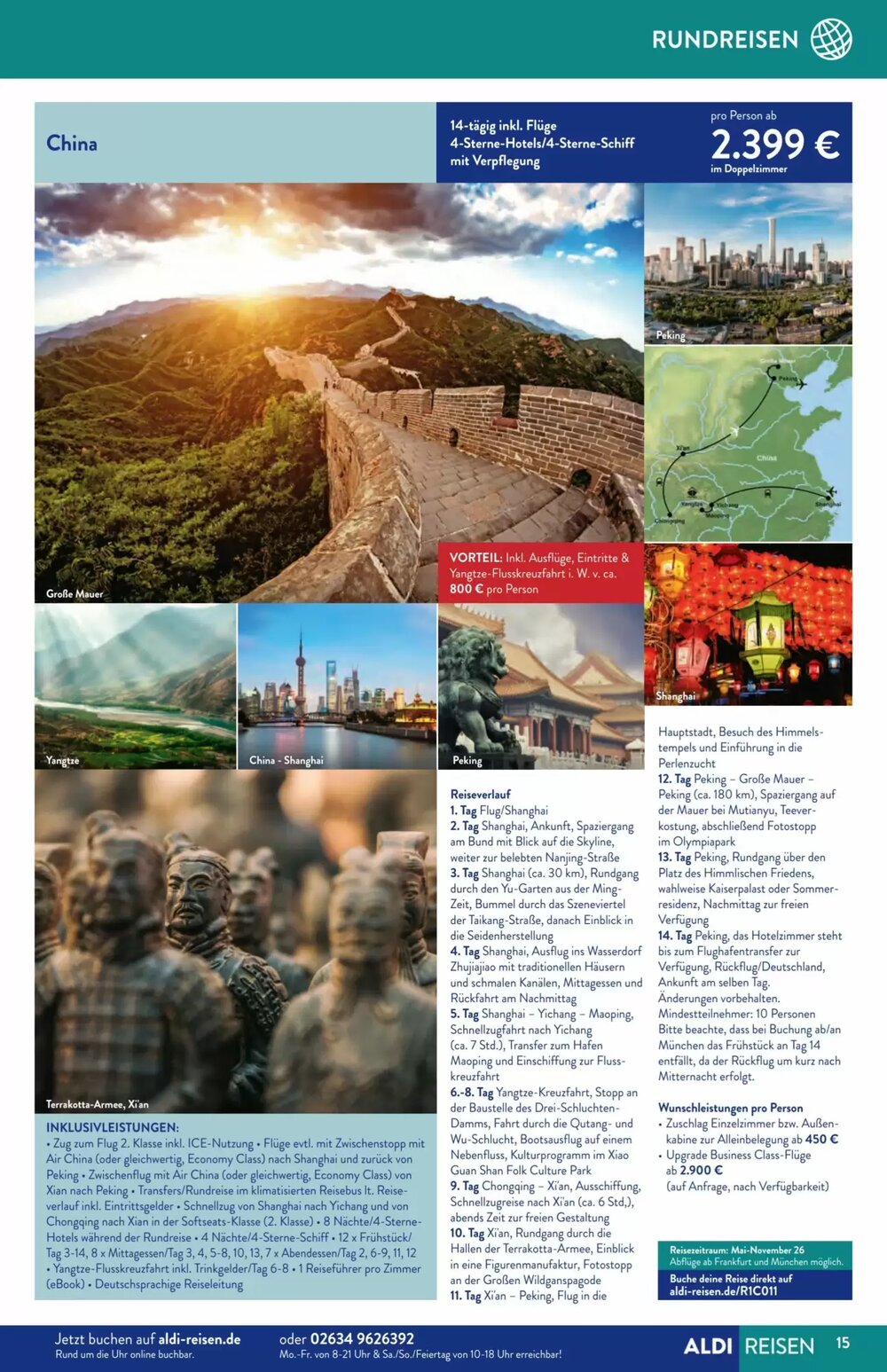 Aldi Süd Reisen Prospekt (ab 02.02.2026) zum Blättern - Seite 15